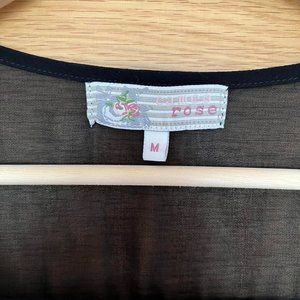 Cameo Rose Womens Gold and Black Vest